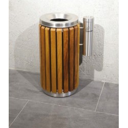 Metal Trash Can