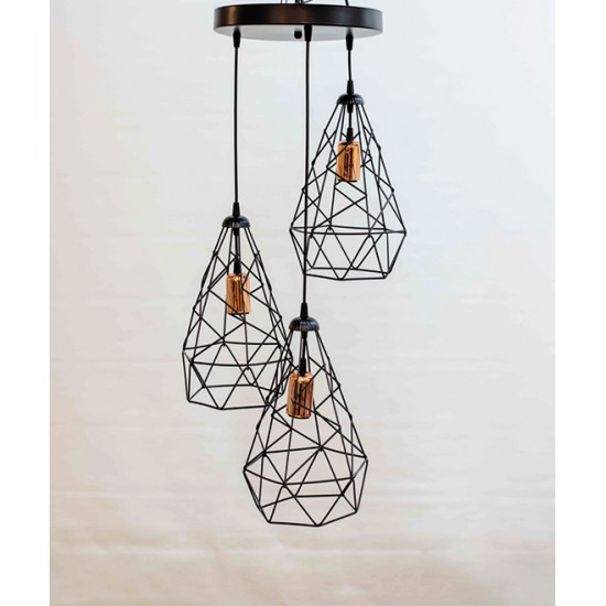 Chandelier with 3 lamps