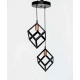 Chandelier with 3 lamps