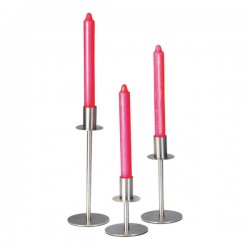 Footed Steel Candle Holder Footed Steel Candle Holder