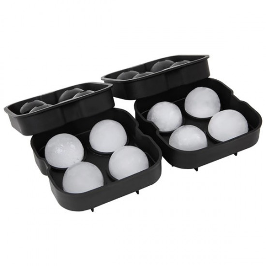 4 Piece Ball Silicone Ice Mold