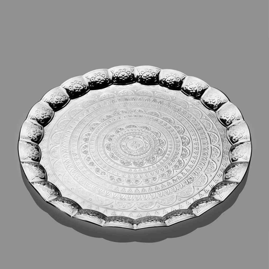 WAVY ROUND TRAY
