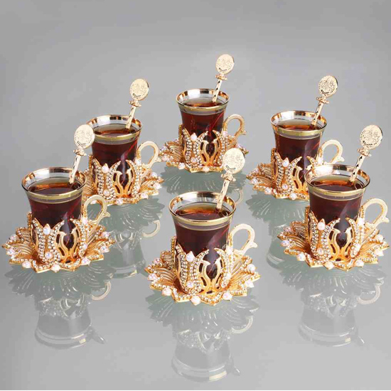 STONY AHSEN TEA SET OF 6 PERSONS