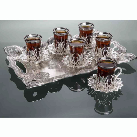 TRAY WITH TEA SET