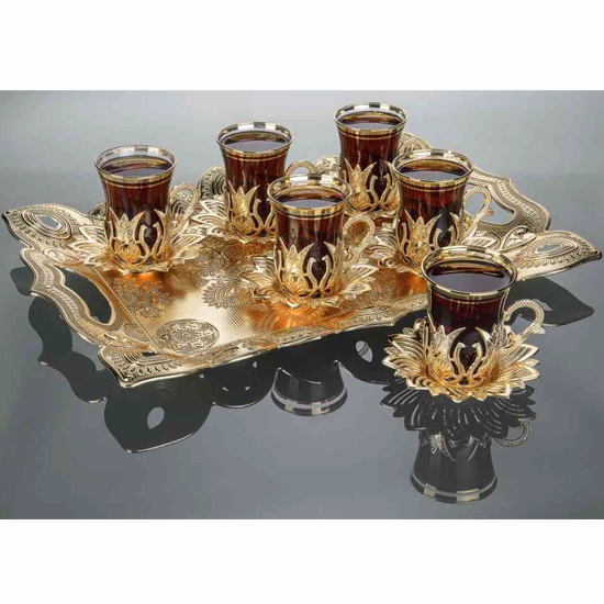 AHSEN TRAY WITH TEA SET