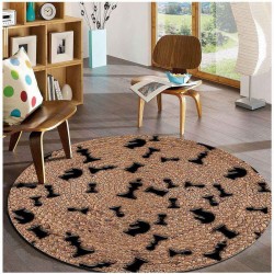 Jute Carpet Circule Shape