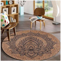 Jute Carpet Circule Shape