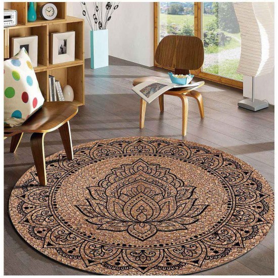Jute Carpet Circule Shape