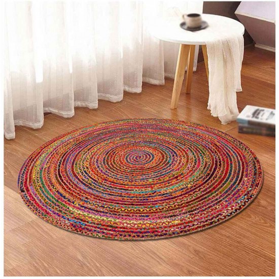 Jute Carpet Circule Shape