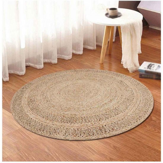 Jute Carpet Circule Shape
