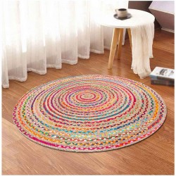 Jute Carpet Circule Shape