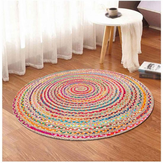 Jute Carpet Circule Shape