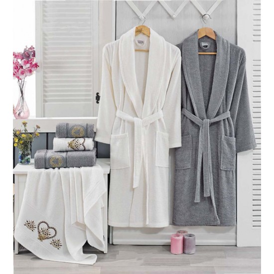 Diamond Home Bathrobe Set