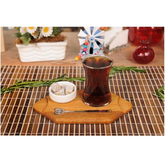Wooden teapot tea set