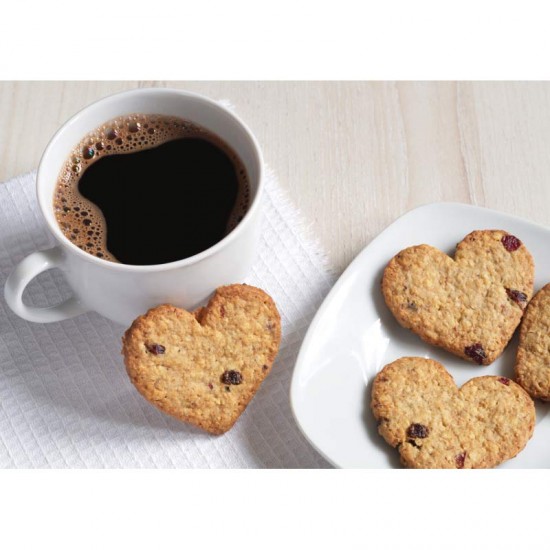 HEART SHAPE MUFFIN MOLD 6 PCS