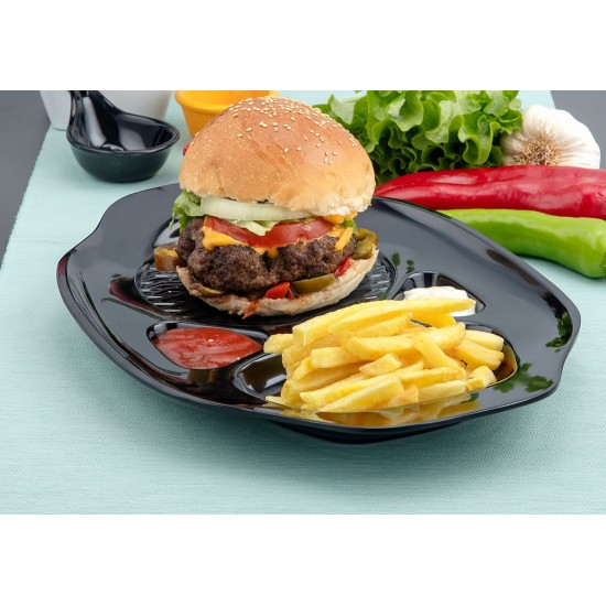 Melamine Hamburger Plate