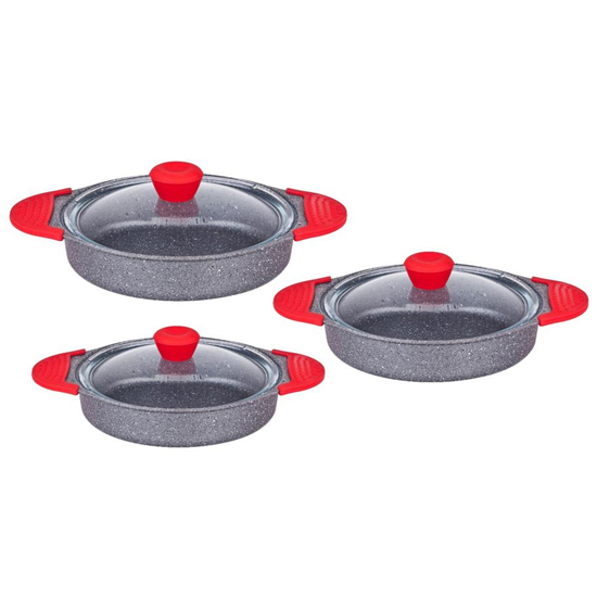 Set of 3 Pan (16cm,18cm,20cm)