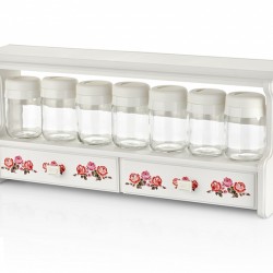 Glass Spice Set Glass Spice Set