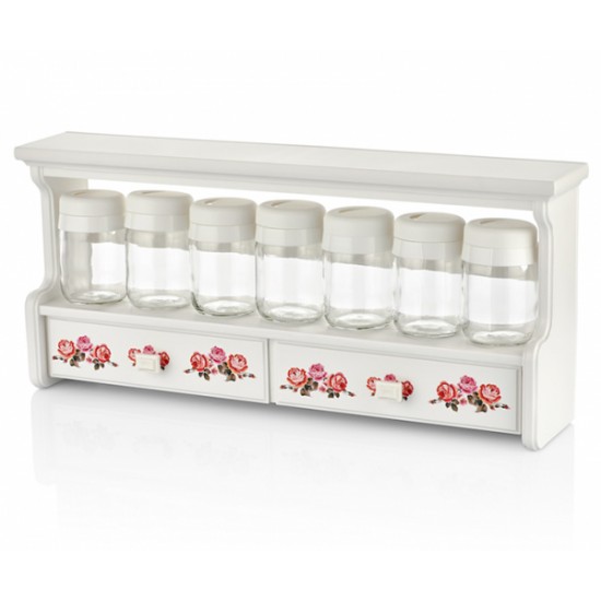 Glass Spice Set
