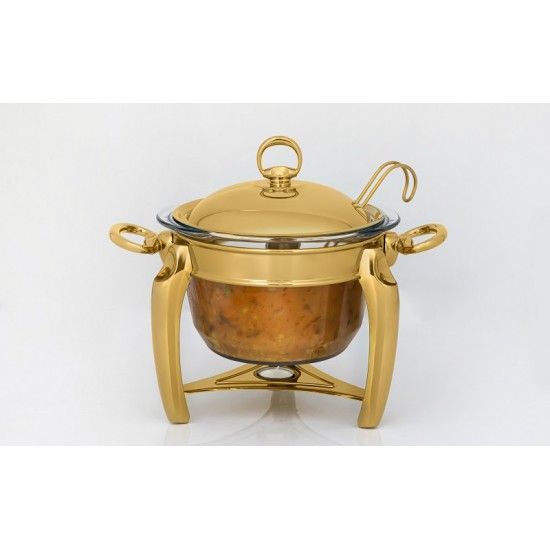 Soup Serving Set with Candle Warmer