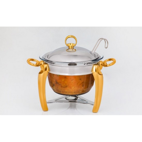 Soup Serving Set with Candle Warmer