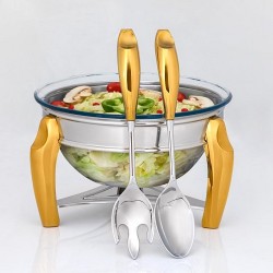 Salad Container with Serving Set Salad Container with Serving Set