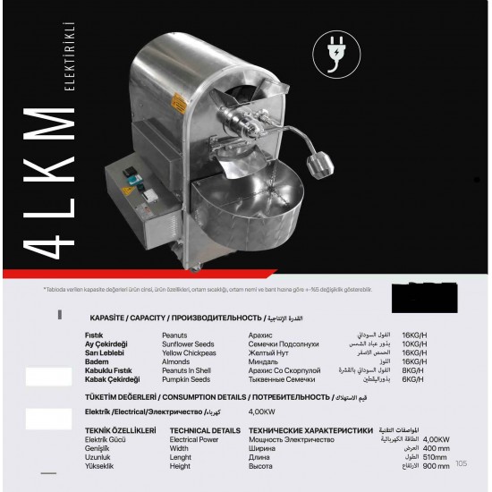 Nuts Roasting Machine